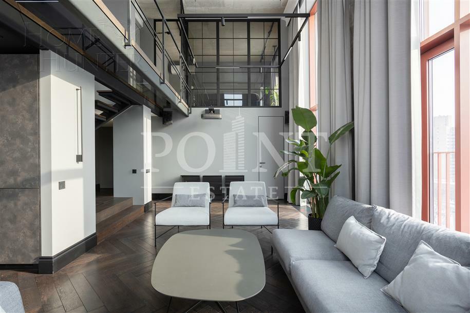 2-УРОВНЕВЫЕ АПАРТАМЕНТЫ С ОТДЕЛКОЙ 101 М² НА 10 ЭТАЖЕ