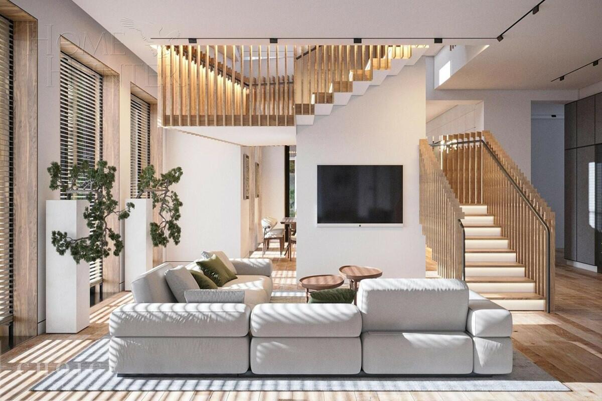 3-этажный коттедж 1 200 м² без отделки