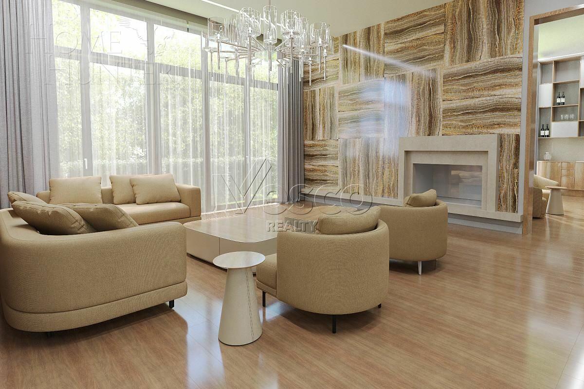 2-этажный коттедж 350 м² без отделки