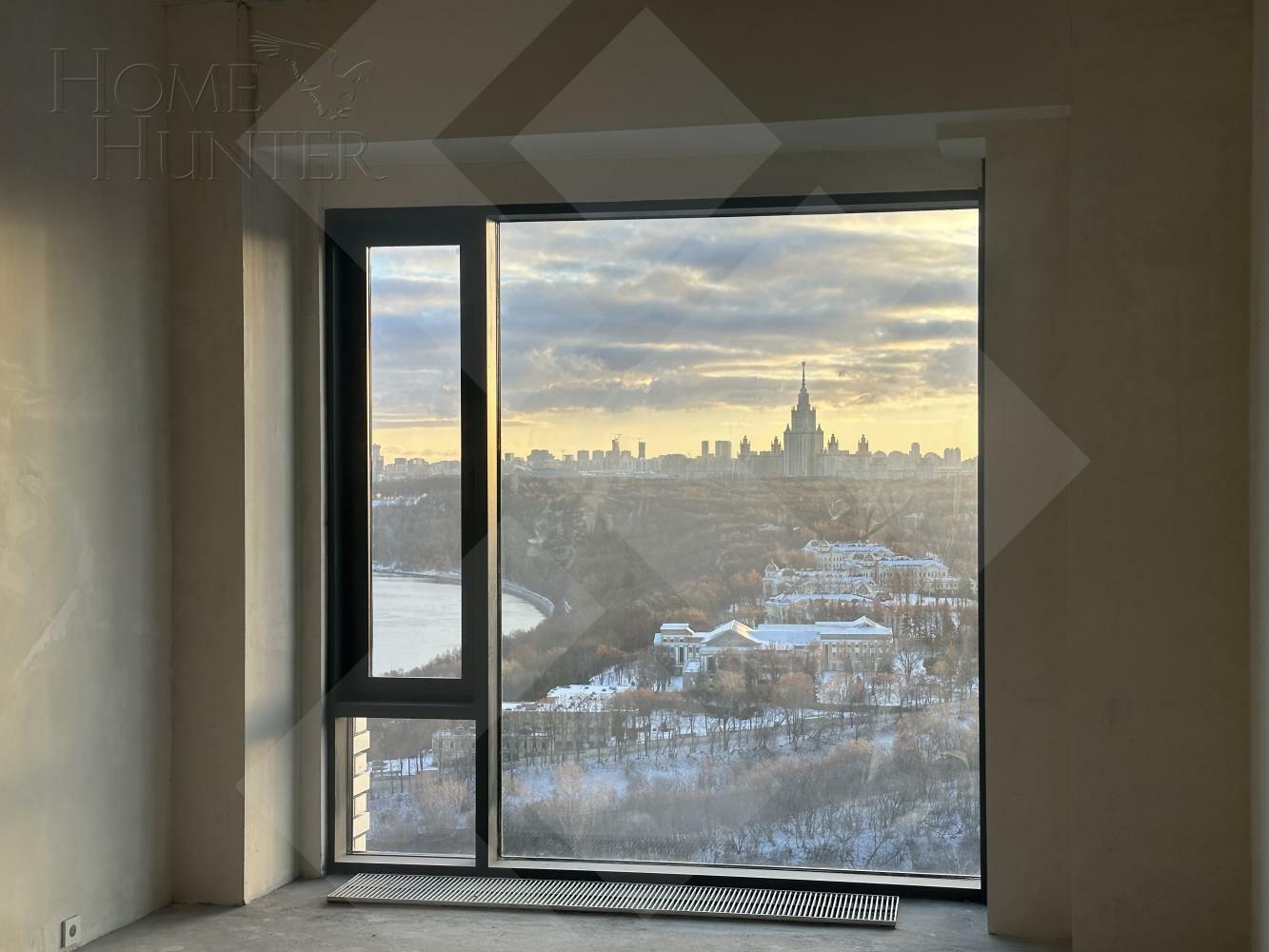 3-КОМН. КВАРТИРА БЕЗ ОТДЕЛКИ 62 М² НА 30 ЭТАЖЕ