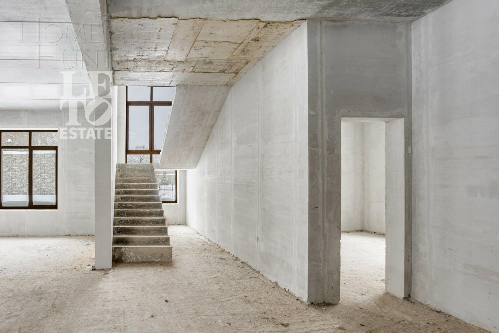 2-этажный коттедж 572 м² без отделки