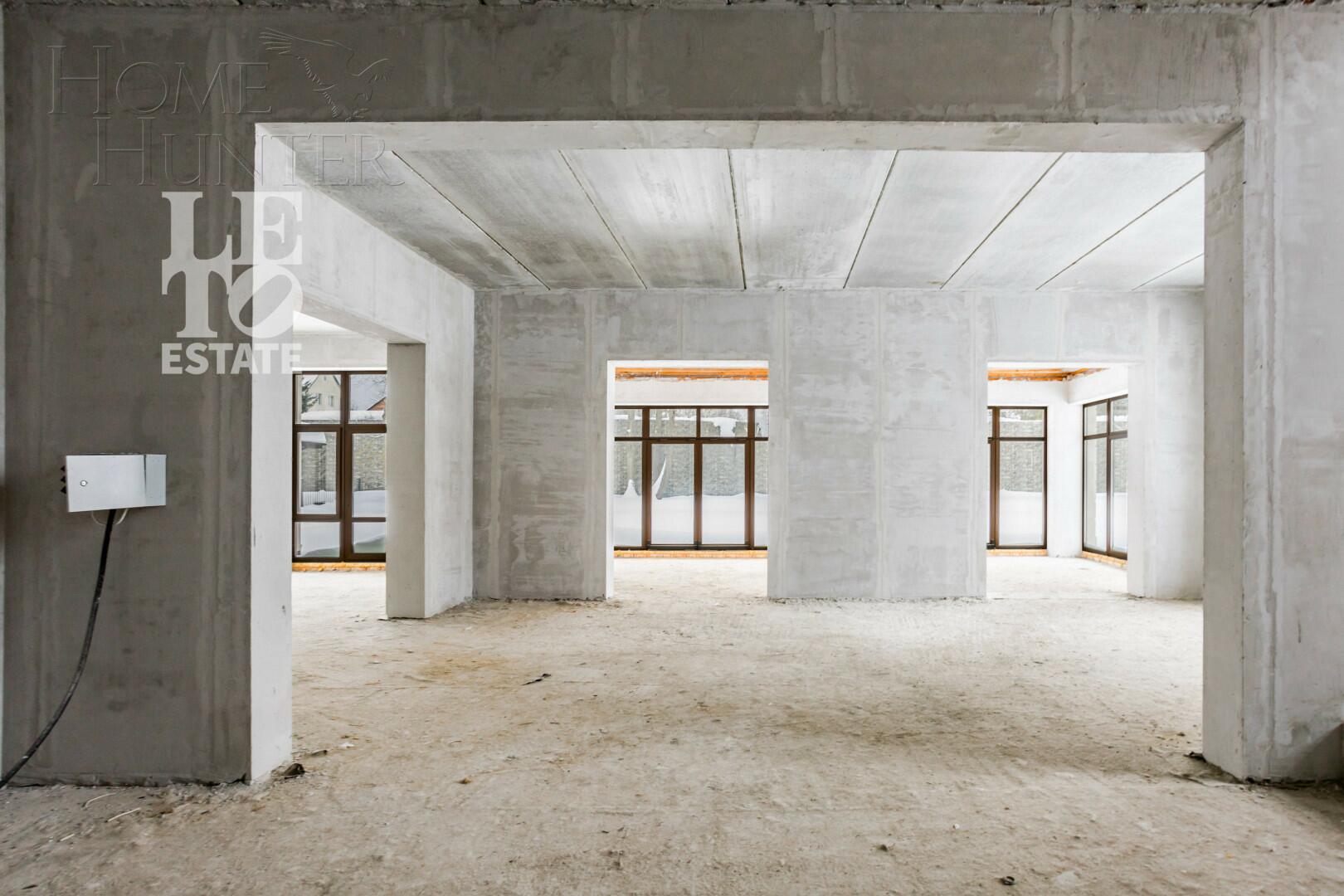 2-этажный коттедж 572 м² без отделки