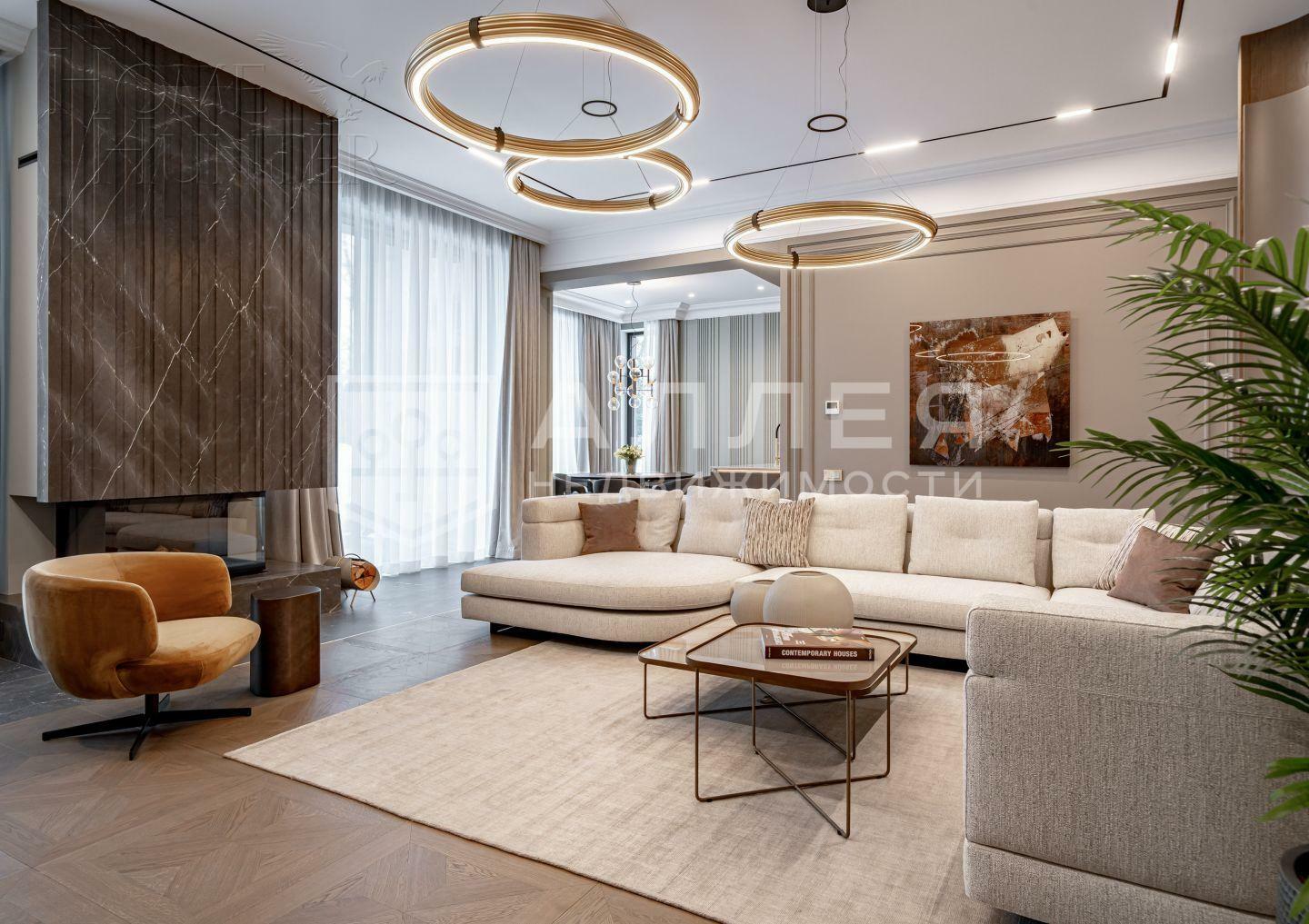 2-этажный коттедж 835 м² с отделкой