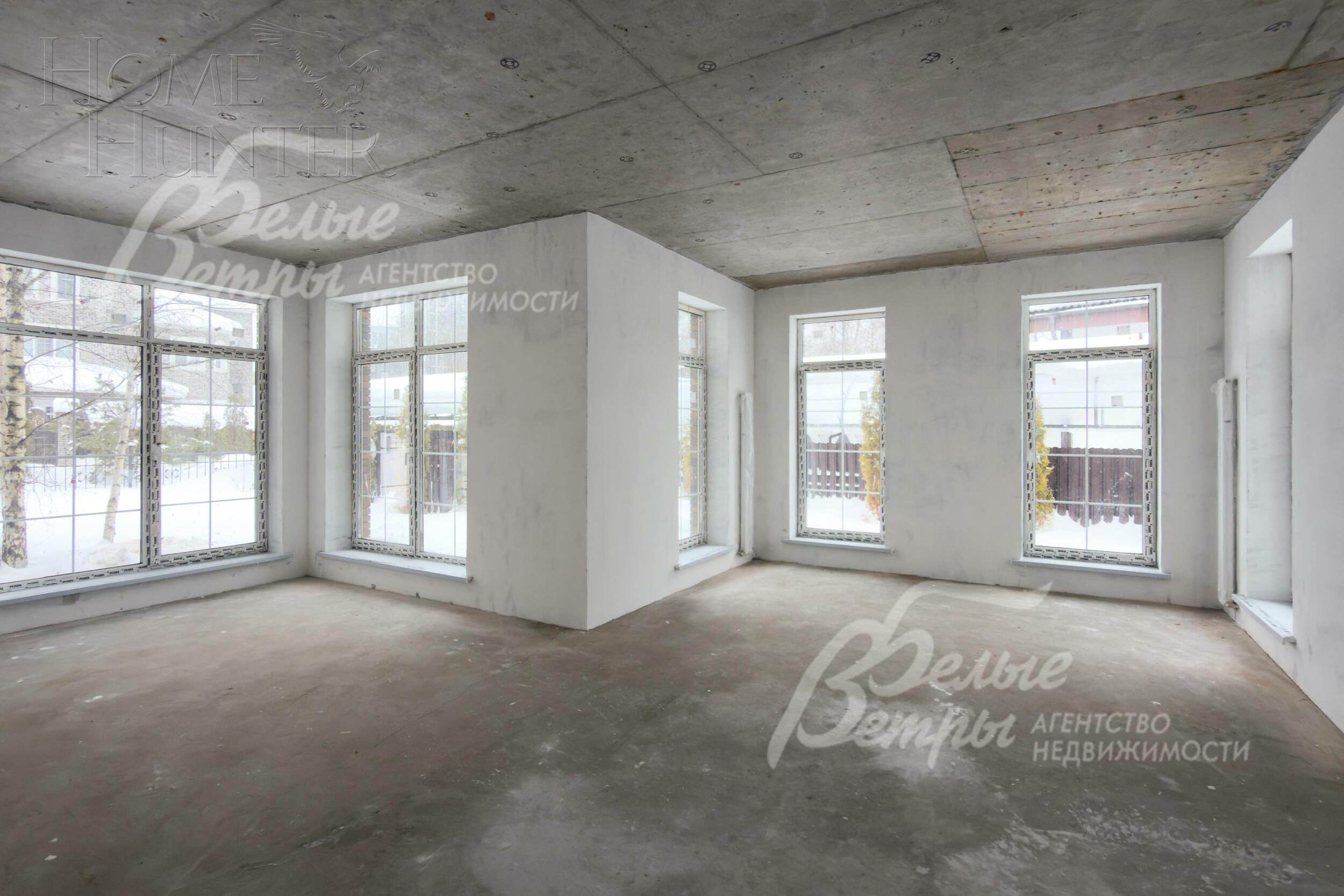 2-этажный коттедж 274 м² без отделки