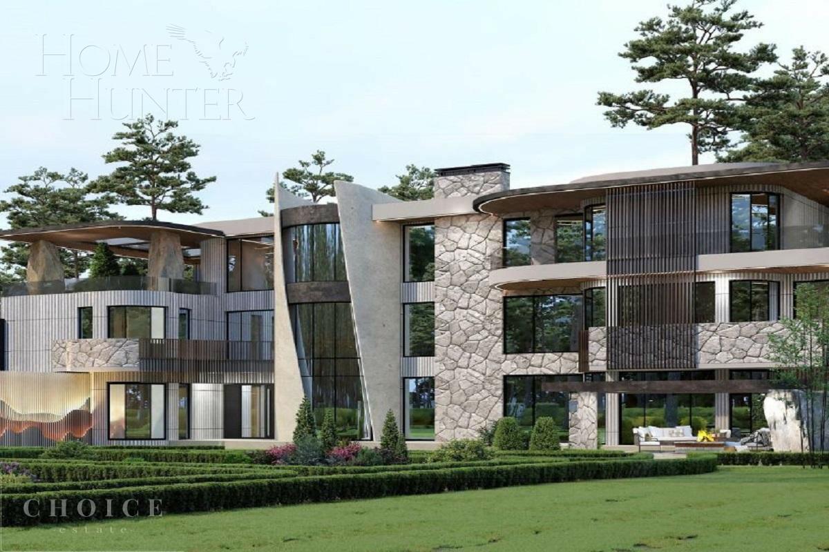 3-этажный коттедж 1 451 м² без отделки