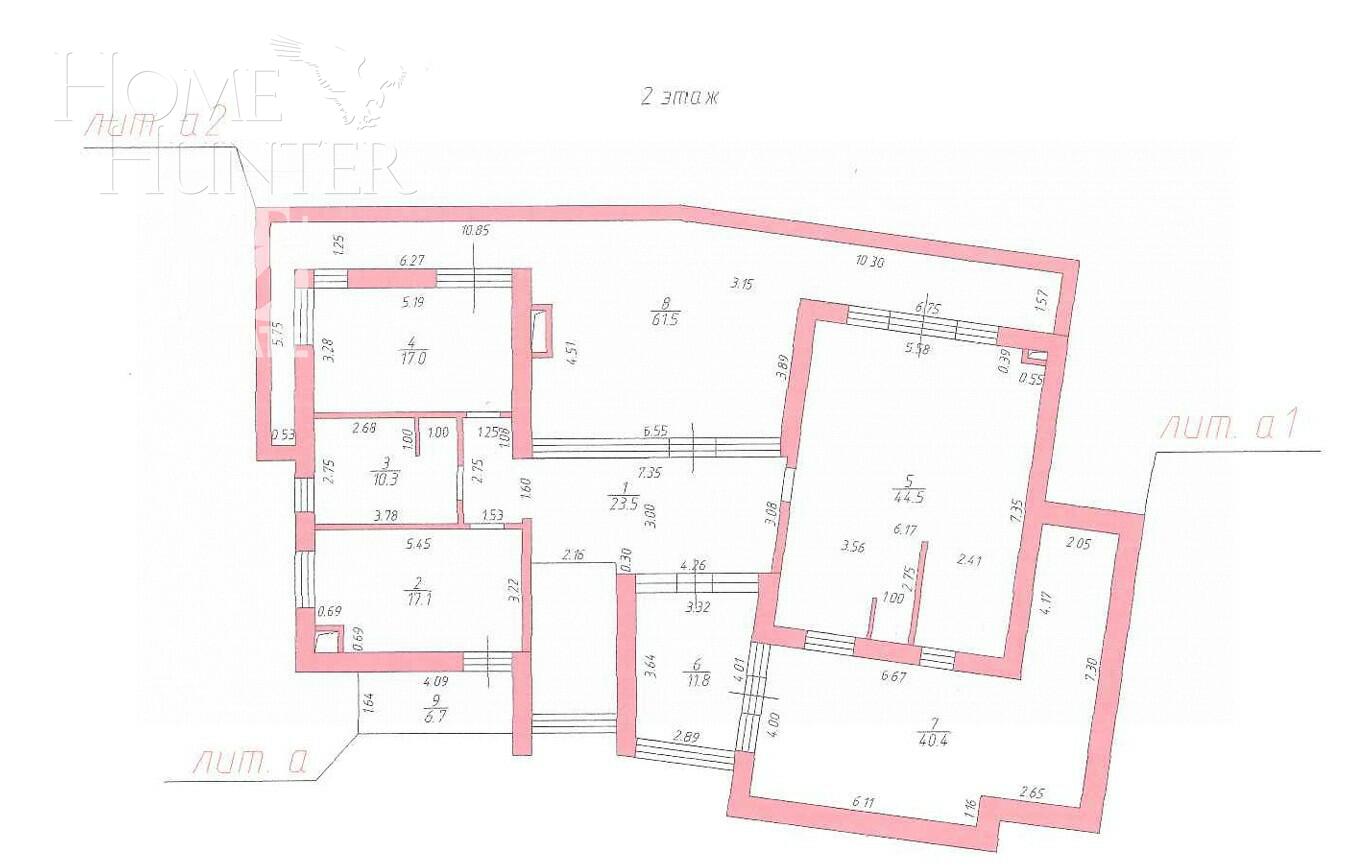 2-этажный коттедж 1 129 м² с отделкой