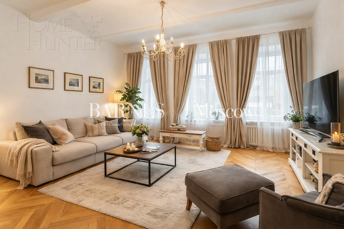 3-КОМН. КВАРТИРА С ОТДЕЛКОЙ 124.7 М² НА 2 ЭТАЖЕ