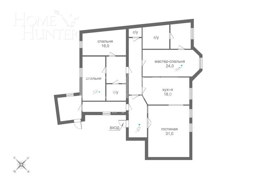 5-КОМН. КВАРТИРА С ОТДЕЛКОЙ 177 М² НА 5 ЭТАЖЕ