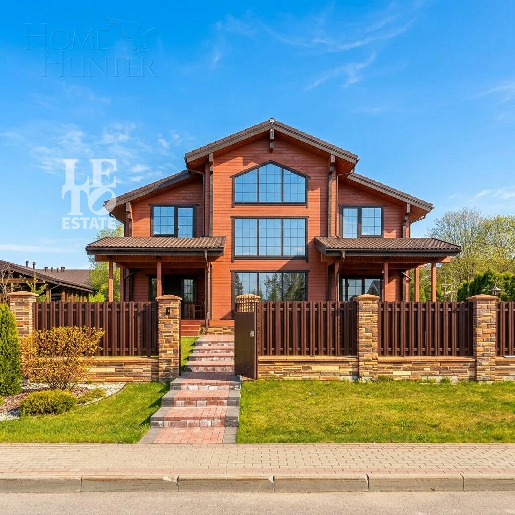 2-этажный коттедж 340 м² с отделкой