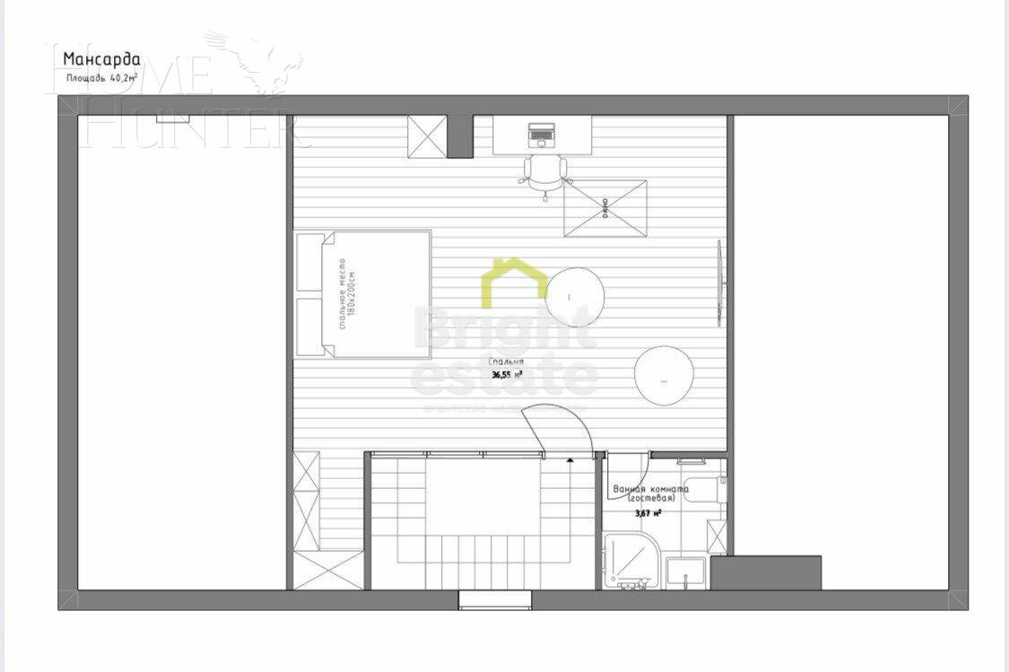 2-этажный таунхаус 170.5 м² с отделкой