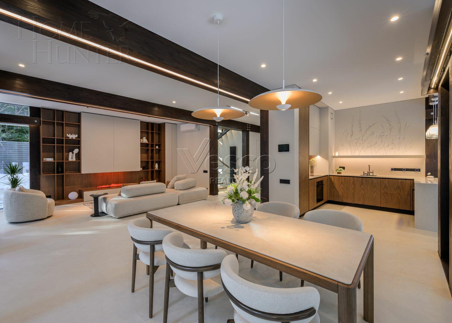 2-этажный коттедж 310 м² с отделкой