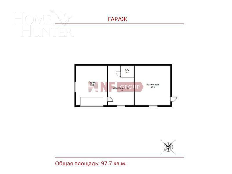 1-этажный коттедж 712 м² с отделкой