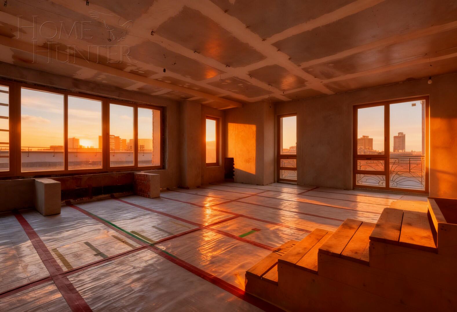 2-УРОВНЕВЫЙ ПЕНТХАУС БЕЗ ОТДЕЛКИ 324.9 М² НА 7 ЭТАЖЕ