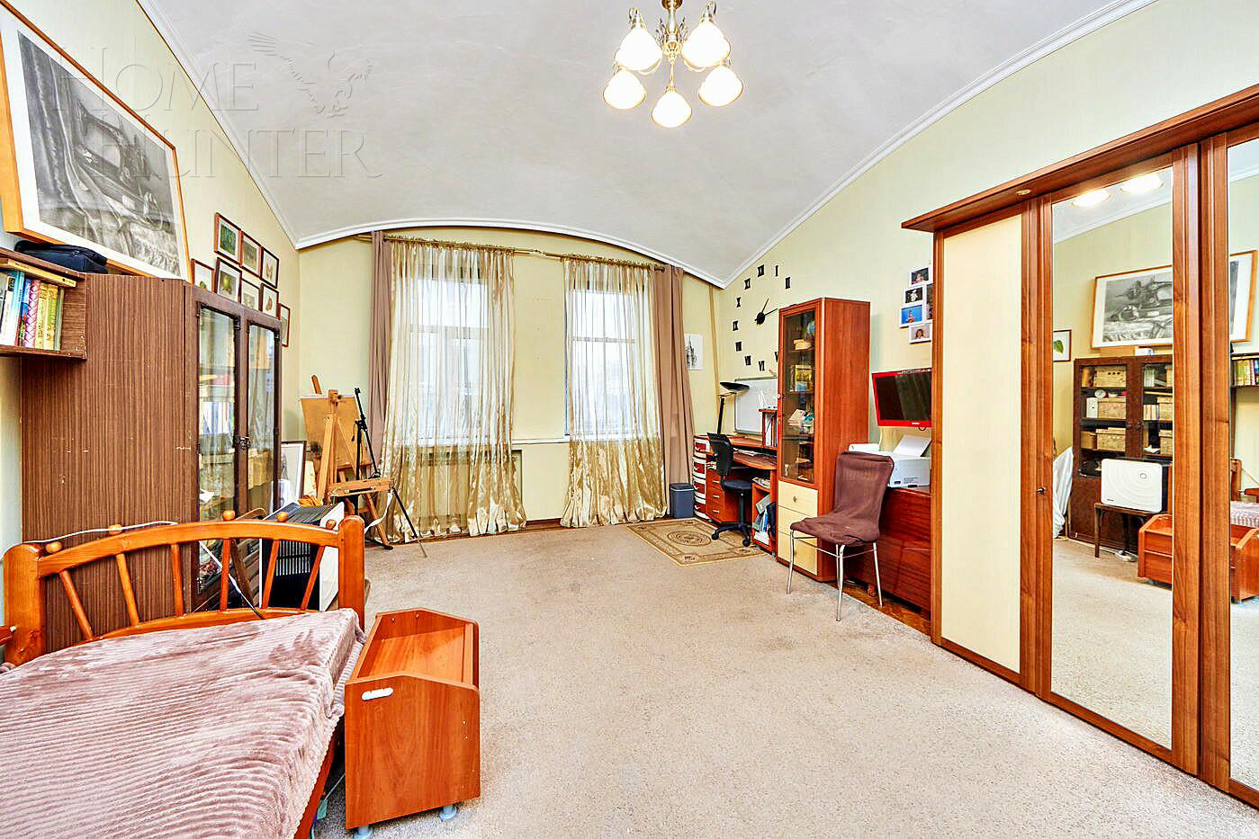 6-КОМН. КВАРТИРА БЕЗ ОТДЕЛКИ 166.8 М² НА 4 ЭТАЖЕ