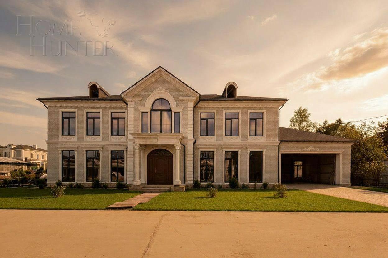 2-этажный коттедж 500 м² без отделки