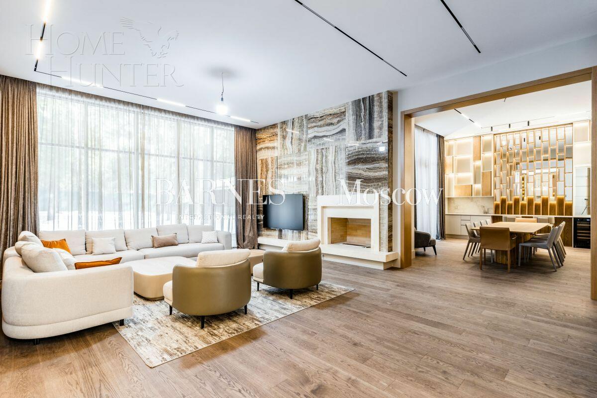 2-этажный коттедж 400 м² с отделкой