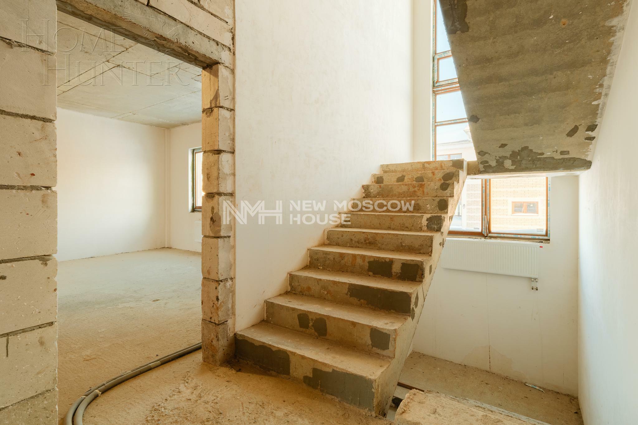 2-этажный коттедж 499 м² без отделки