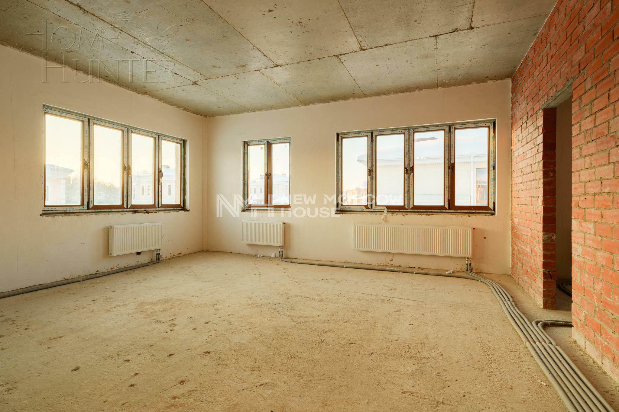 2-этажный коттедж 499 м² без отделки