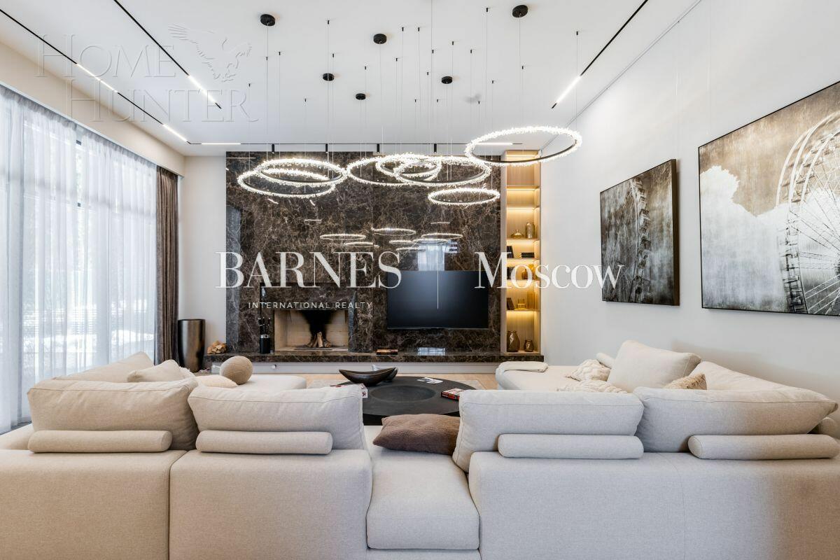 2-этажный коттедж 380 м² с отделкой