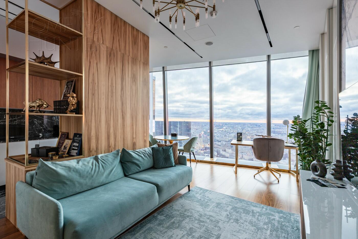 2-КОМН. АПАРТАМЕНТЫ С ОТДЕЛКОЙ 85.5 М² НА 81 ЭТАЖЕ