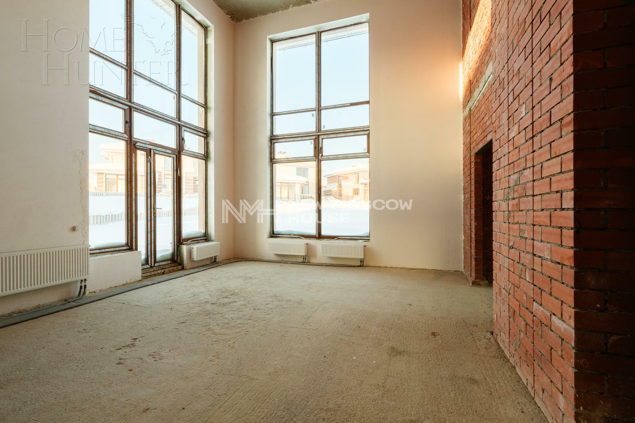 2-этажный коттедж 499 м² без отделки