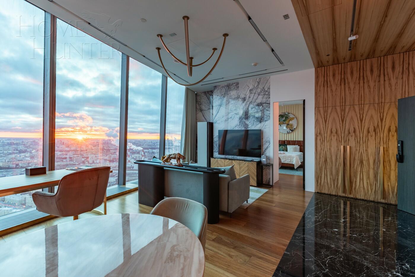 2-КОМН. АПАРТАМЕНТЫ С ОТДЕЛКОЙ 78.3 М² НА 81 ЭТАЖЕ