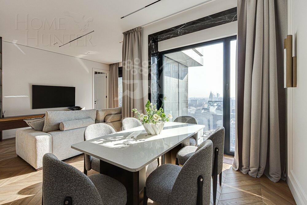 3-КОМН. КВАРТИРА С ОТДЕЛКОЙ 96 М² НА 25 ЭТАЖЕ