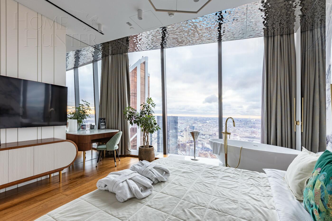 2-КОМН. АПАРТАМЕНТЫ С ОТДЕЛКОЙ 78.3 М² НА 81 ЭТАЖЕ