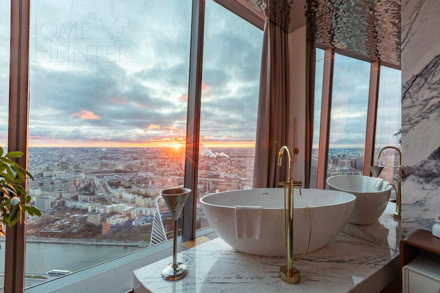 2-КОМН. АПАРТАМЕНТЫ С ОТДЕЛКОЙ 78.3 М² НА 81 ЭТАЖЕ