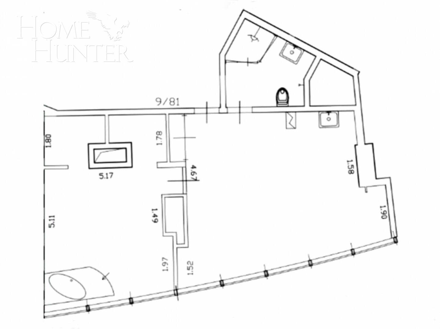 2-КОМН. АПАРТАМЕНТЫ С ОТДЕЛКОЙ 78.3 М² НА 81 ЭТАЖЕ