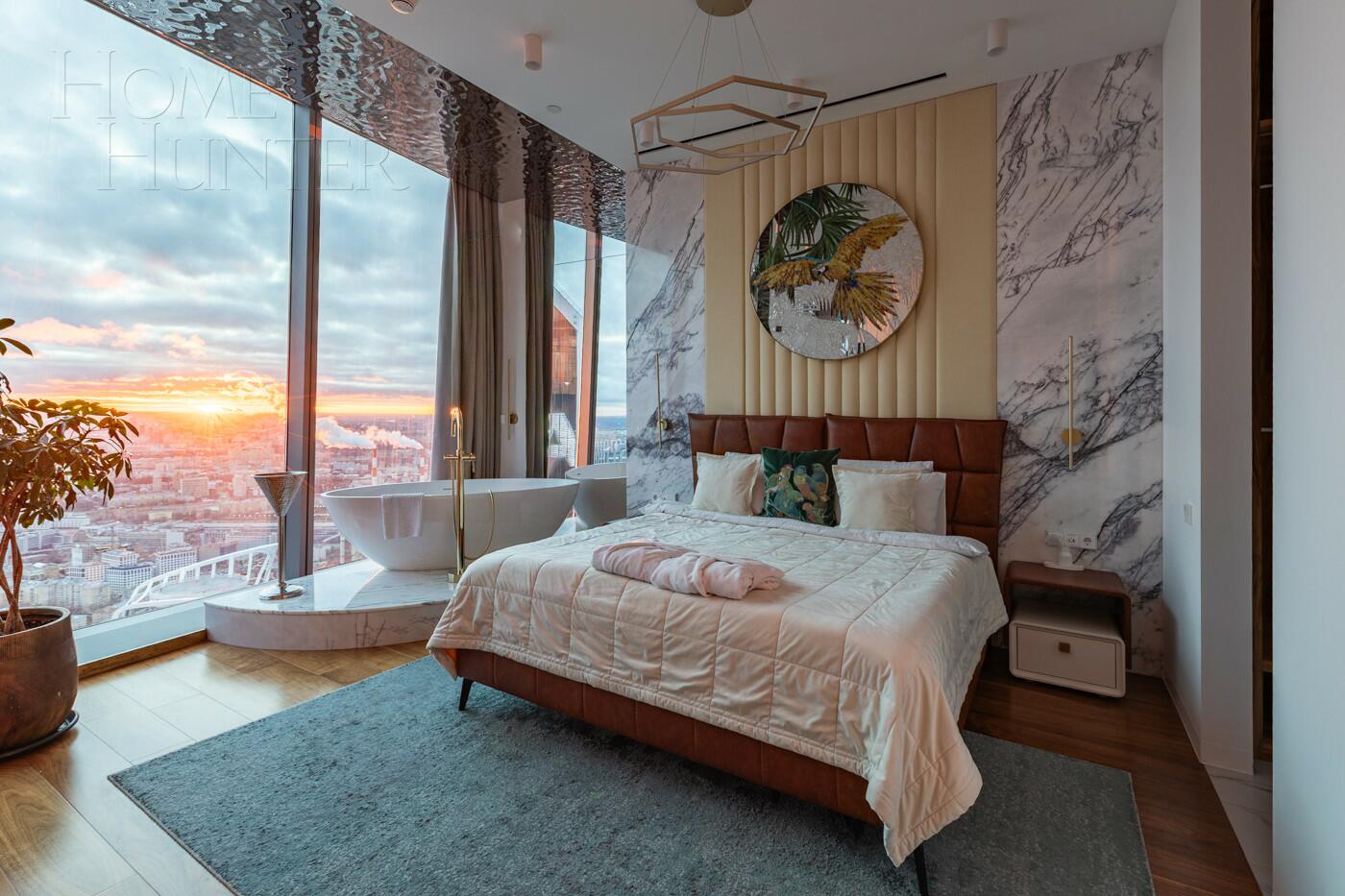 2-КОМН. АПАРТАМЕНТЫ С ОТДЕЛКОЙ 78.3 М² НА 81 ЭТАЖЕ