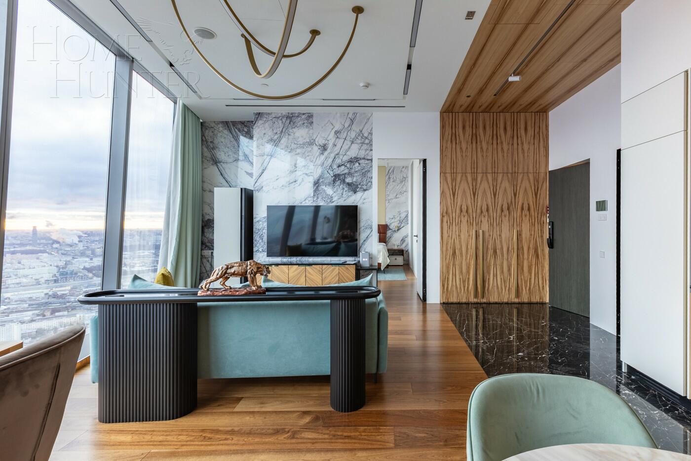 2-КОМН. АПАРТАМЕНТЫ С ОТДЕЛКОЙ 78.3 М² НА 81 ЭТАЖЕ