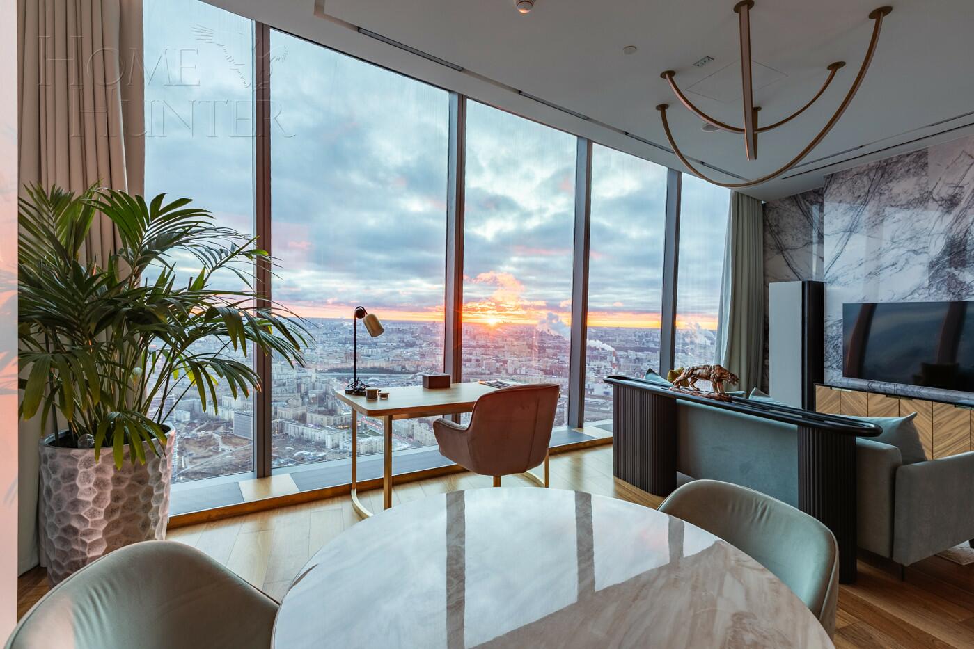 2-КОМН. АПАРТАМЕНТЫ С ОТДЕЛКОЙ 78.3 М² НА 81 ЭТАЖЕ