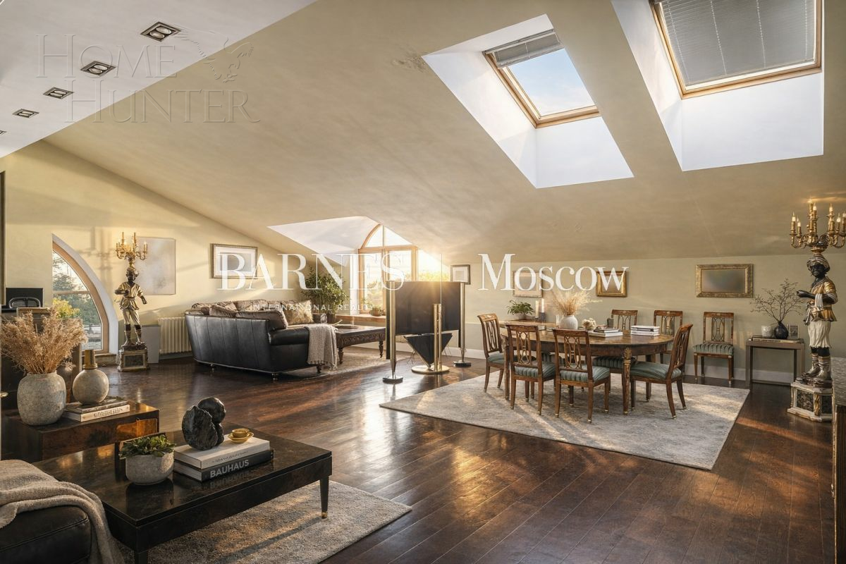 2-УРОВНЕВЫЙ ПЕНТХАУС С ОТДЕЛКОЙ 345 М² НА 5 ЭТАЖЕ