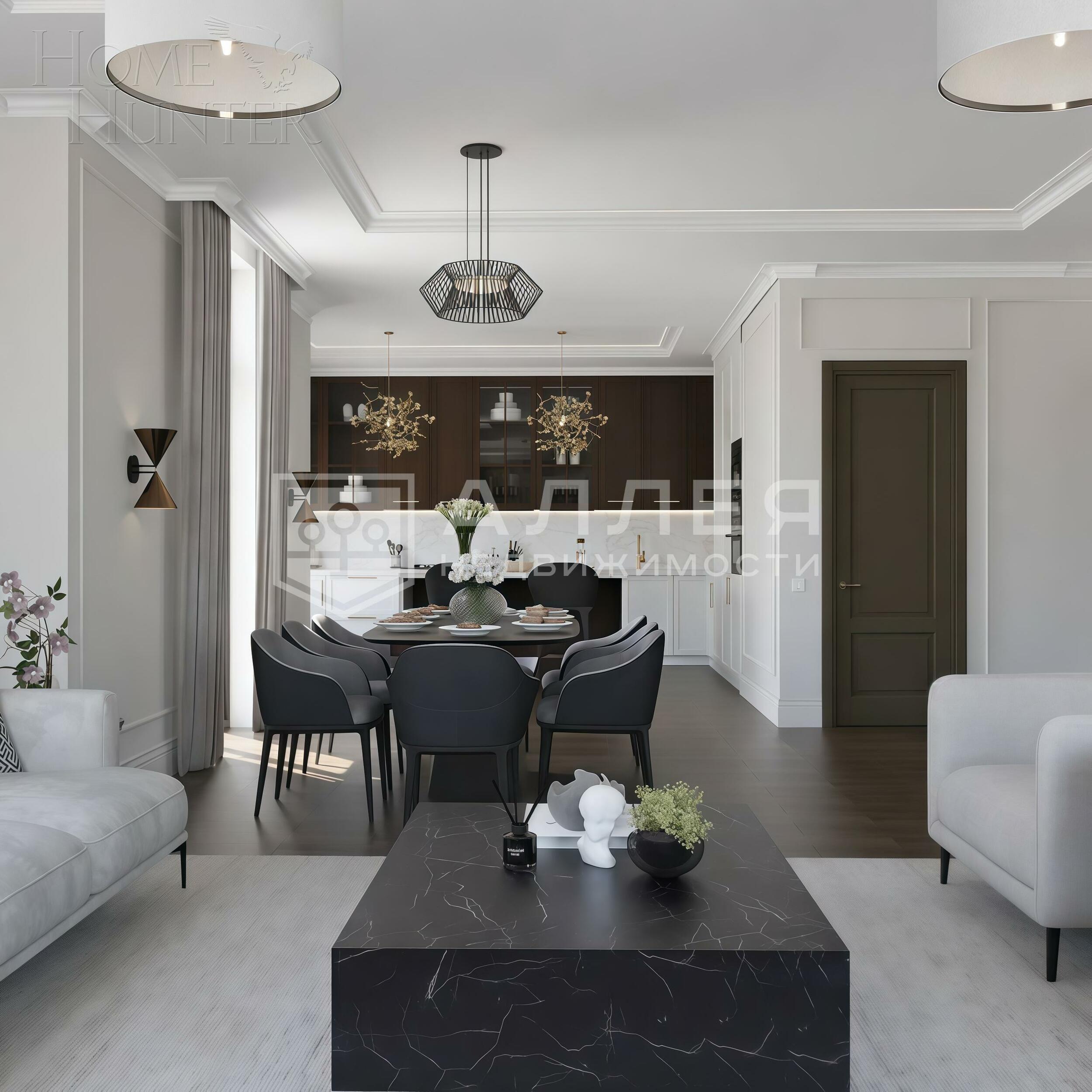 2-этажный коттедж 380 м² без отделки