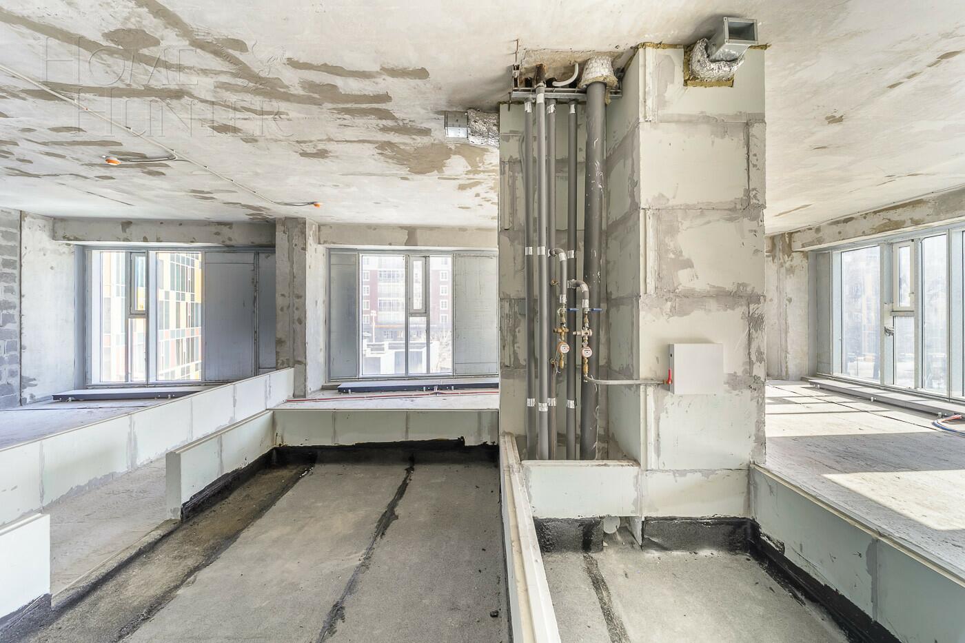 3-КОМН. КВАРТИРА БЕЗ ОТДЕЛКИ 120 М² НА 3 ЭТАЖЕ