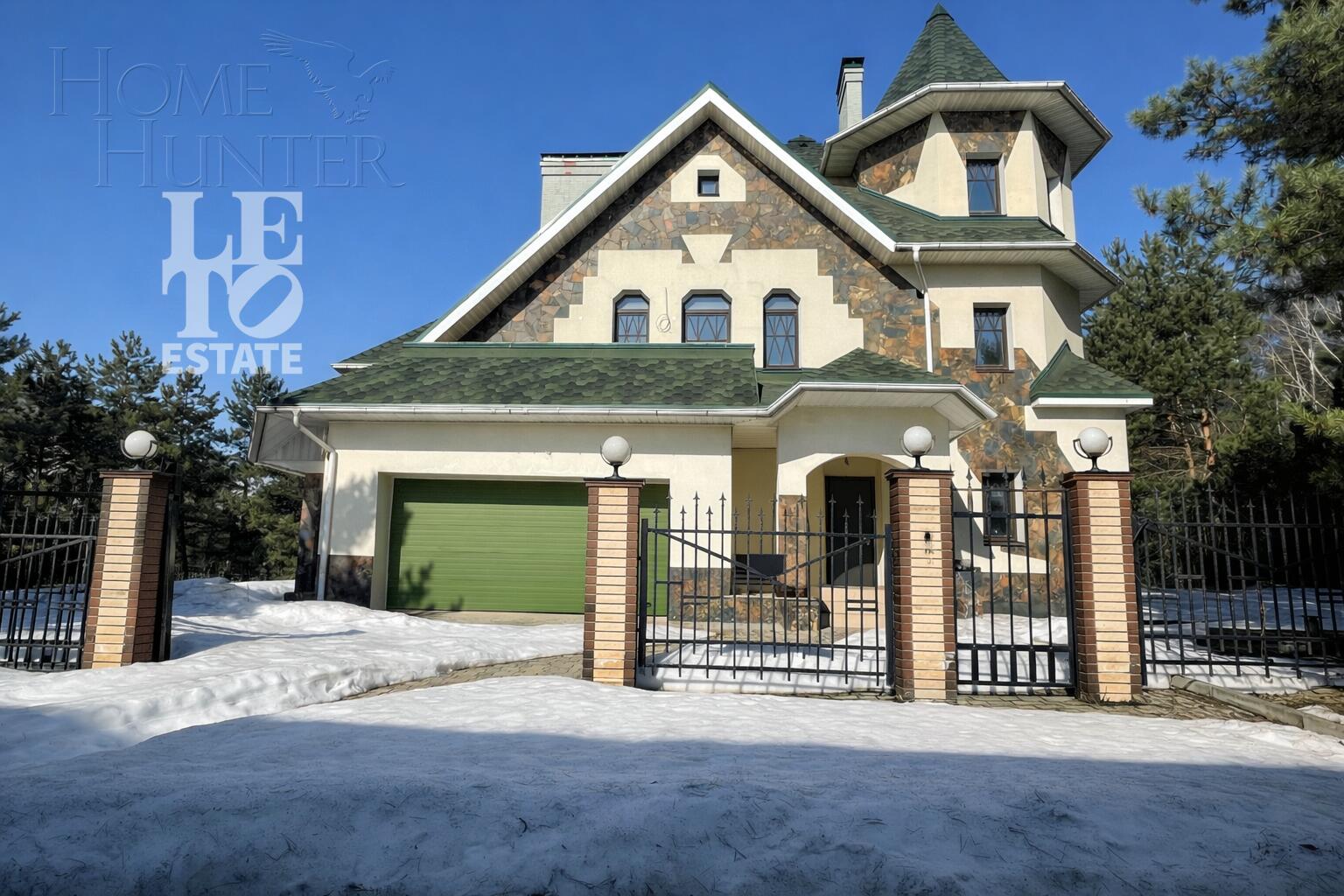 2-этажный коттедж 500 м² с отделкой