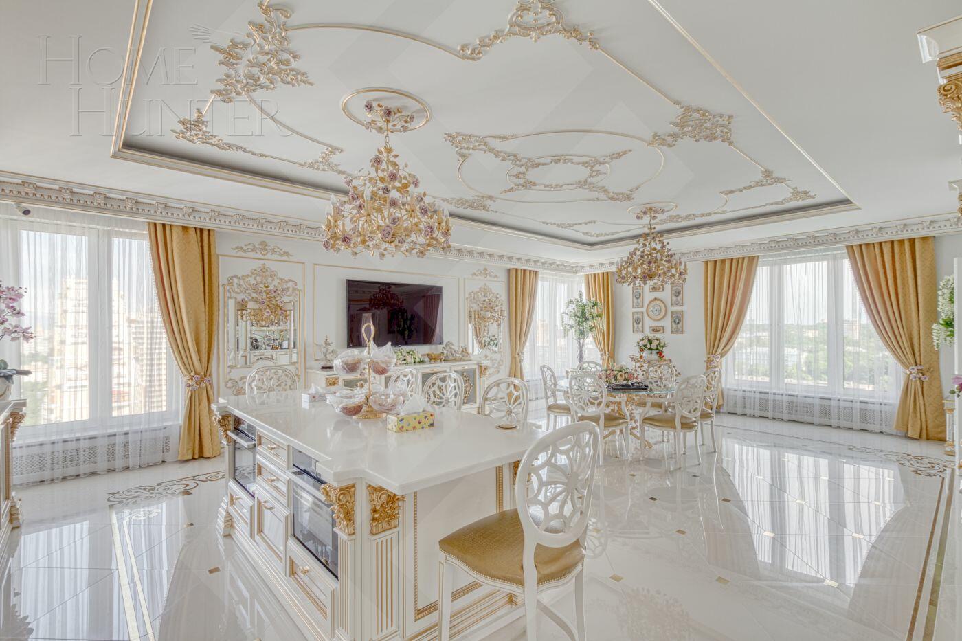 2-УРОВНЕВАЯ КВАРТИРА С ОТДЕЛКОЙ 721 М² НА 15 ЭТАЖЕ