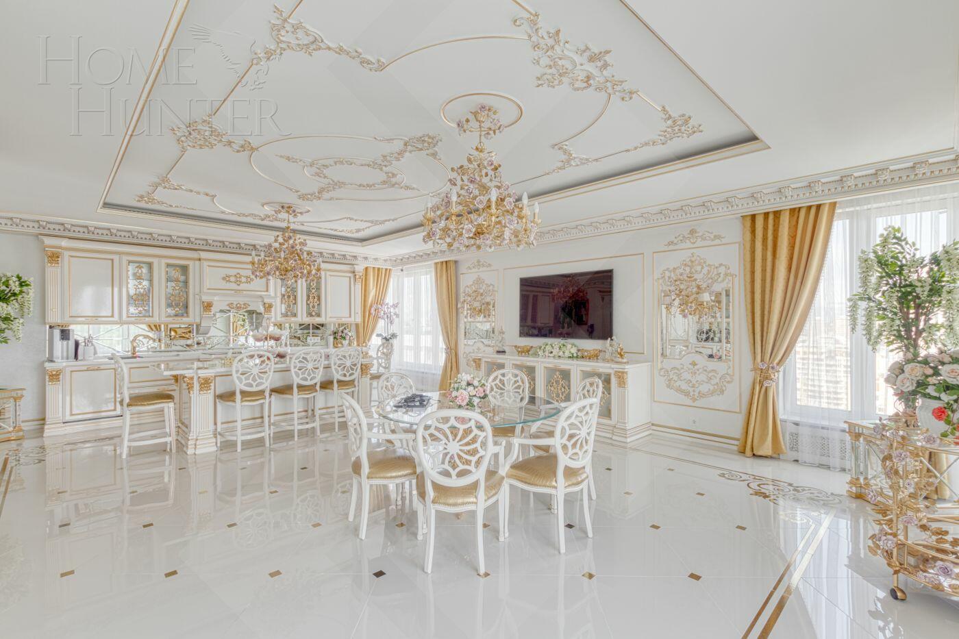 2-УРОВНЕВАЯ КВАРТИРА С ОТДЕЛКОЙ 721 М² НА 15 ЭТАЖЕ