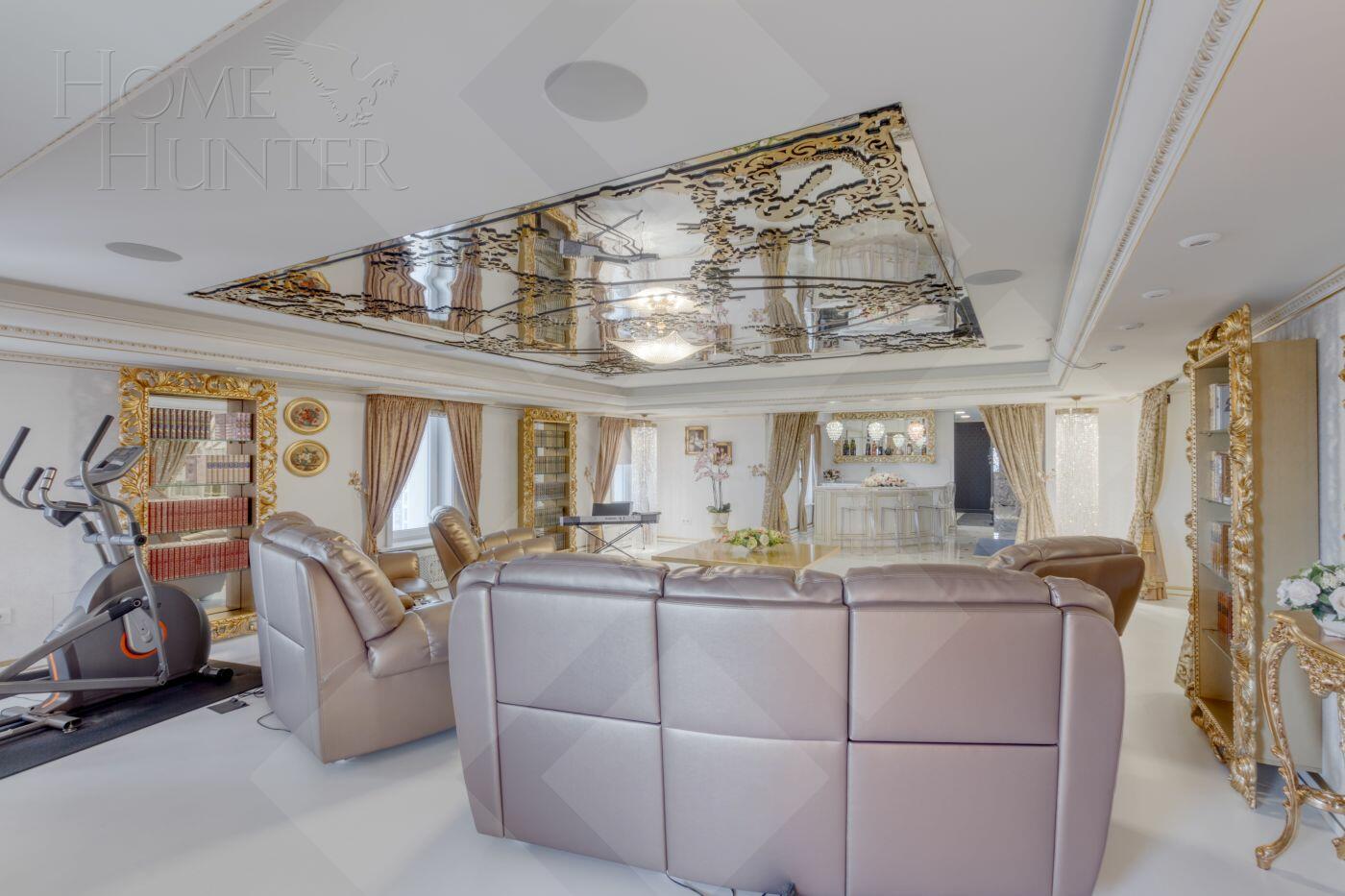 2-УРОВНЕВАЯ КВАРТИРА С ОТДЕЛКОЙ 721 М² НА 15 ЭТАЖЕ