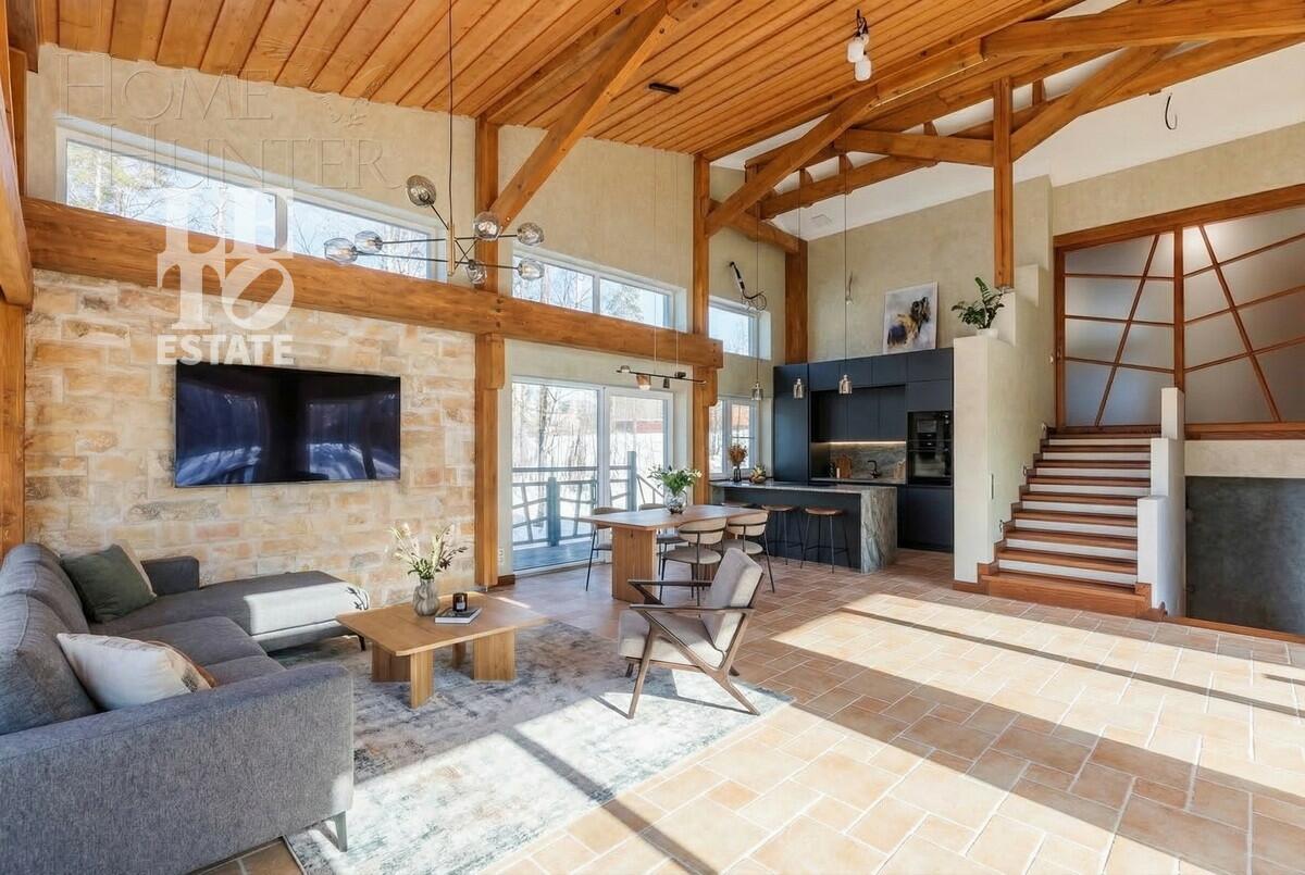 3-этажный коттедж 287.8 м² с отделкой