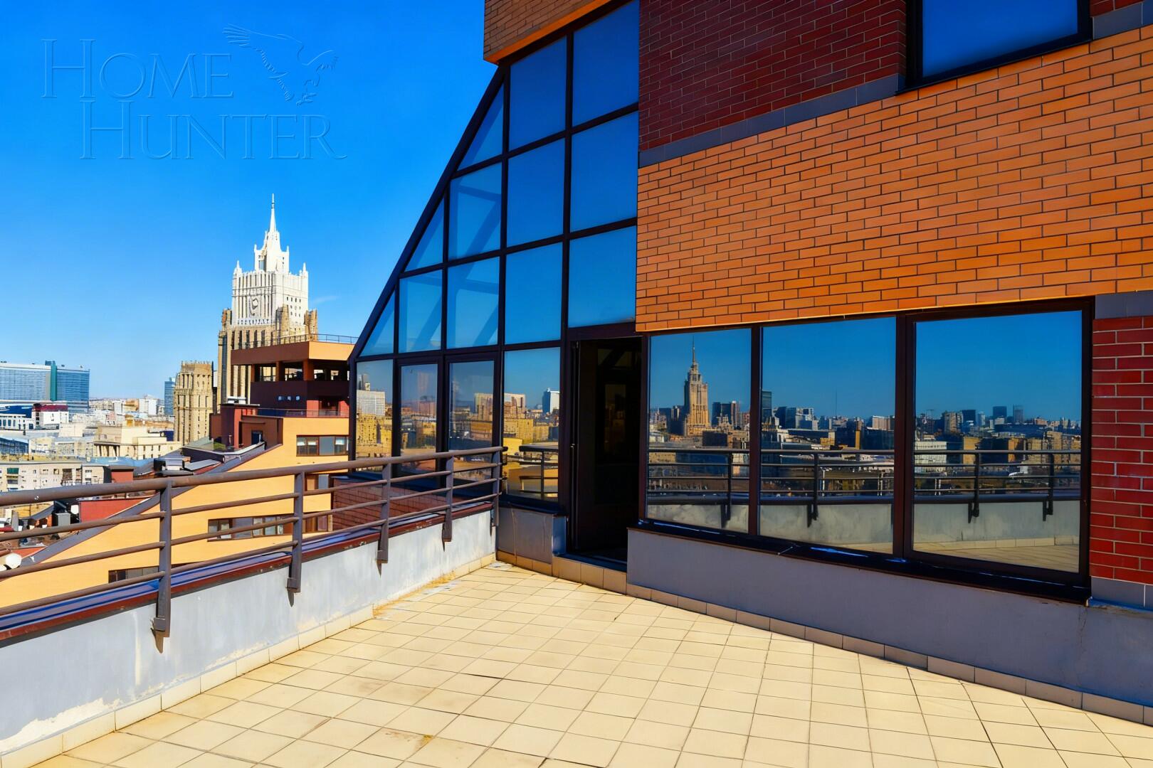 2-УРОВНЕВЫЙ ПЕНТХАУС БЕЗ ОТДЕЛКИ 241 М² НА 15 ЭТАЖЕ