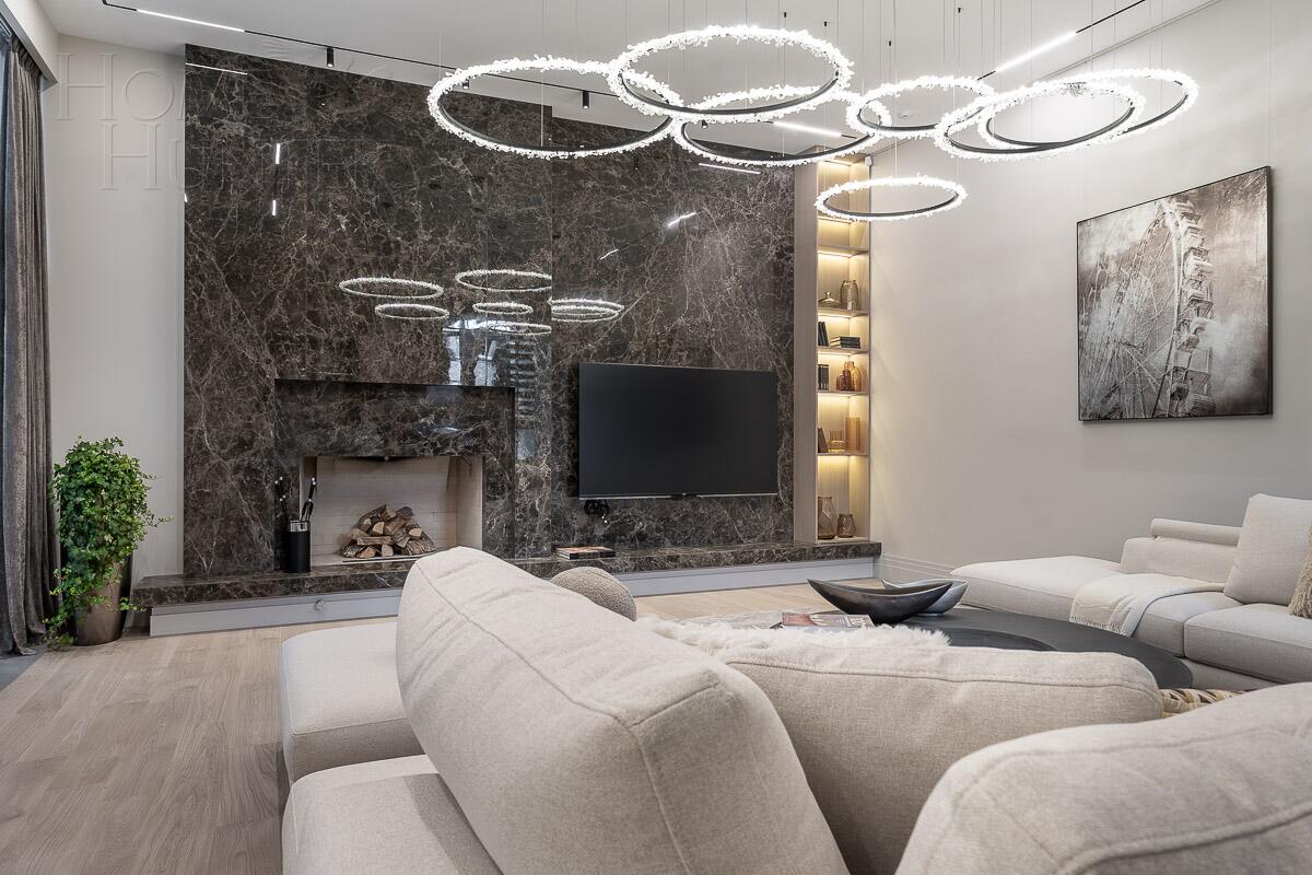 2-этажный коттедж 380 м² с отделкой