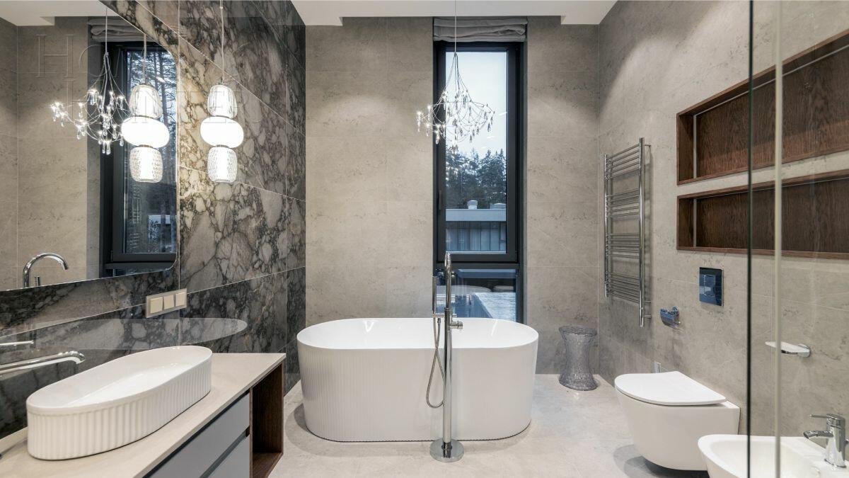 2-этажный коттедж 400 м² с отделкой