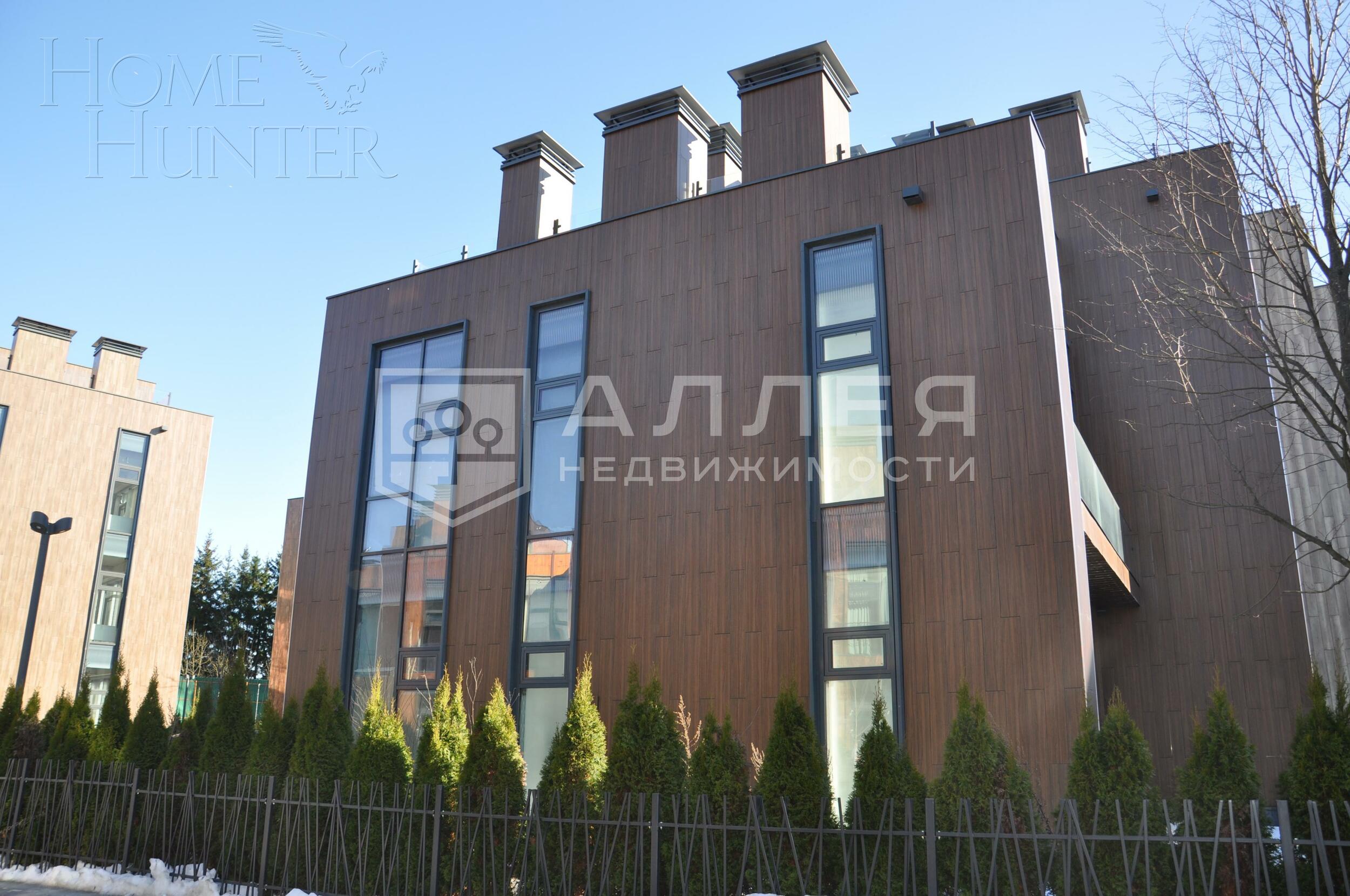 3-этажный таунхаус 170 м² без отделки