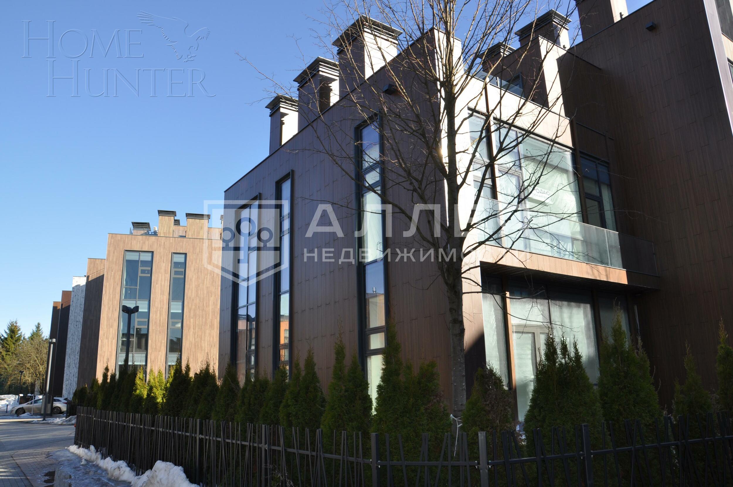 3-этажный таунхаус 170 м² без отделки