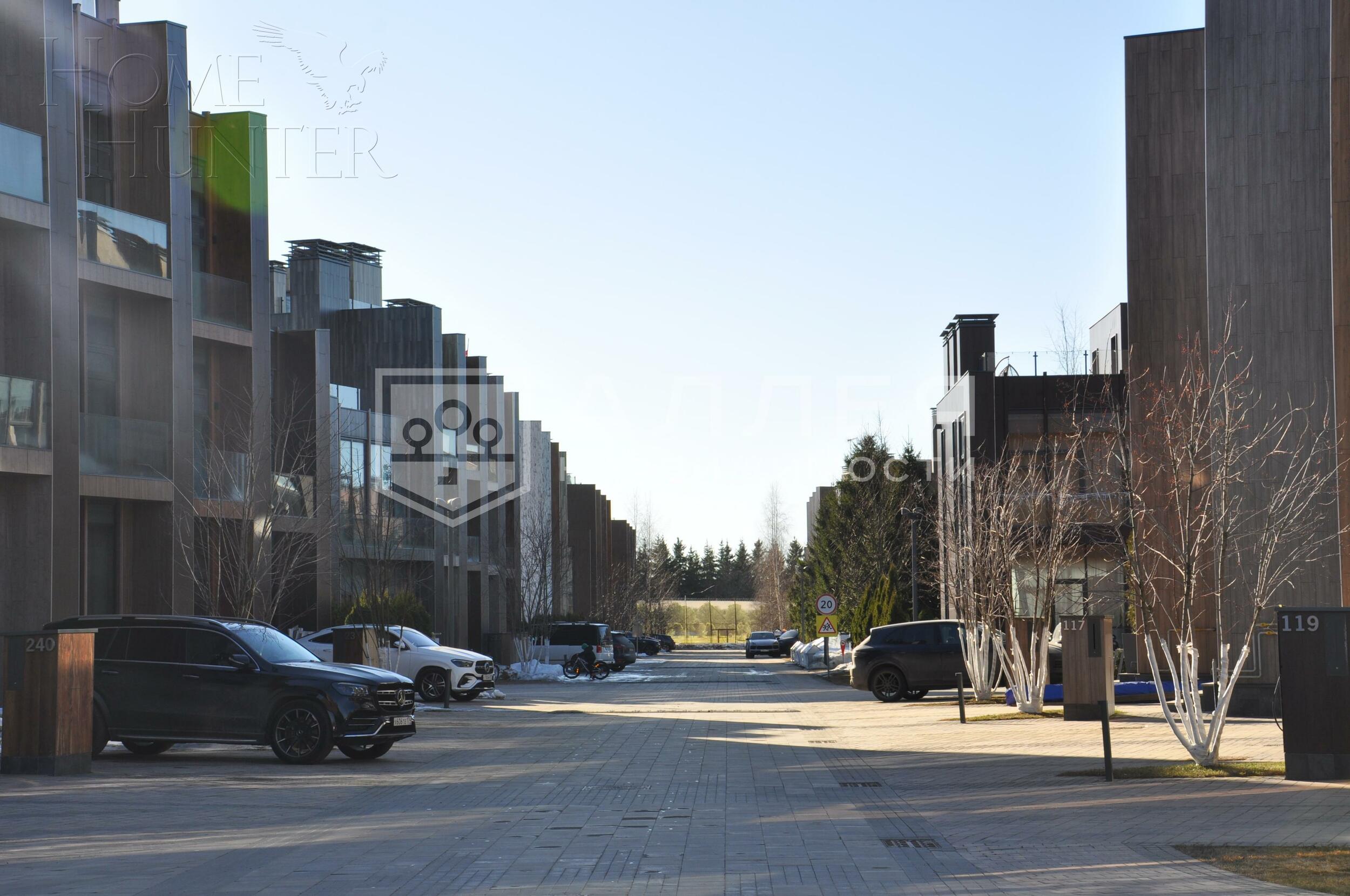 3-этажный таунхаус 170 м² без отделки