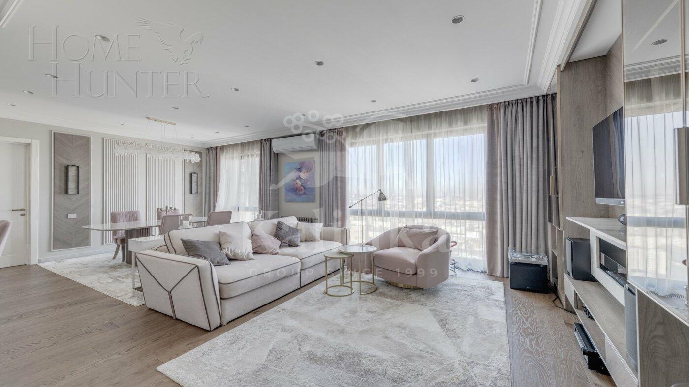 5-КОМН. КВАРТИРА С ОТДЕЛКОЙ 132 М² НА 39 ЭТАЖЕ