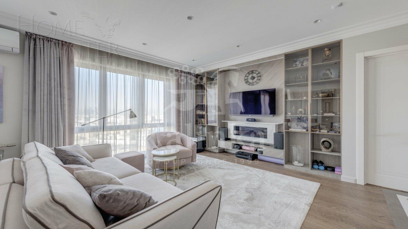 5-КОМН. КВАРТИРА С ОТДЕЛКОЙ 132 М² НА 39 ЭТАЖЕ