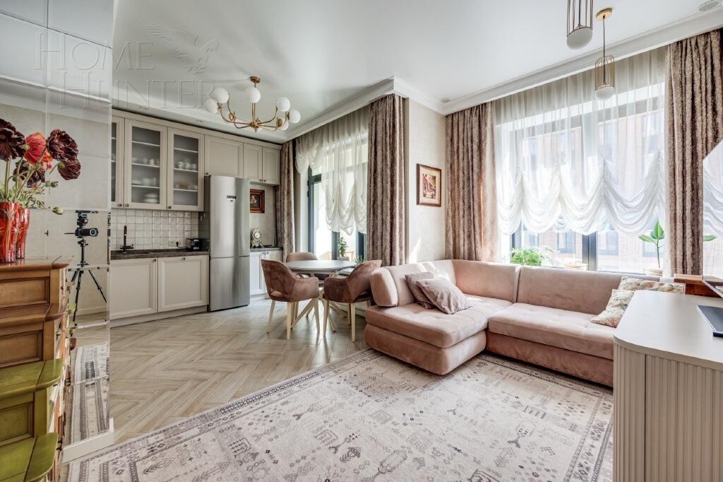 2-КОМН. КВАРТИРА С ОТДЕЛКОЙ 58 М² НА 10 ЭТАЖЕ